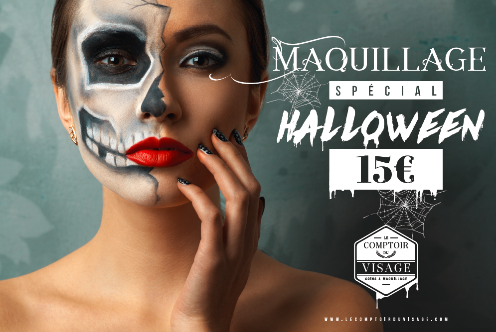 maquillage halloween le comptoir du visage