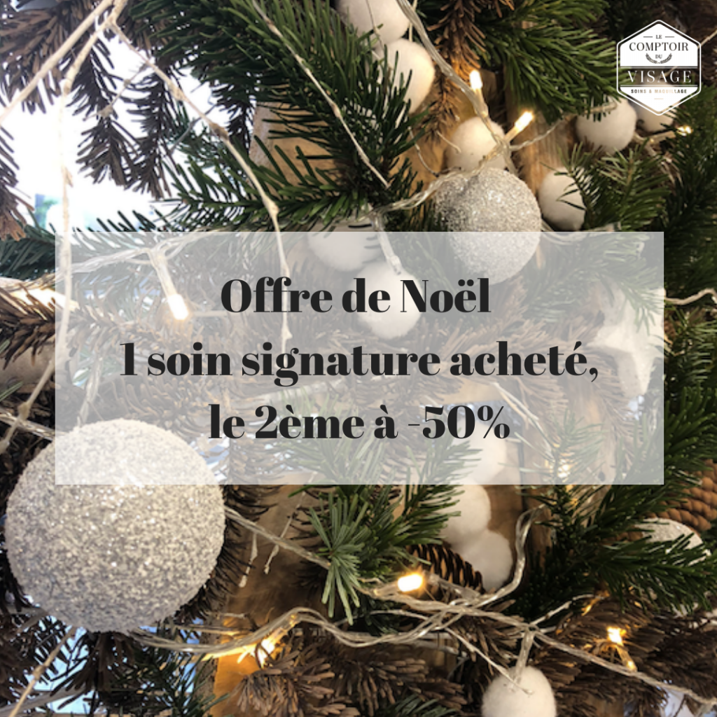 offre de noel le comptoir du visage