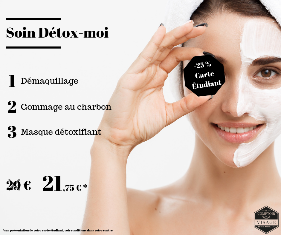 soin detox le comptoir du visage