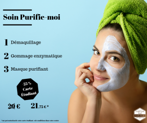 offre etudiant le comptoir du visage soin purifiant