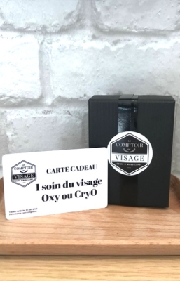 Carte cadeau soin du visage
